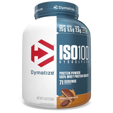 Dymatize ISO100 Whey Protein Isolate- 5 lb Chocolate Peanut Butter