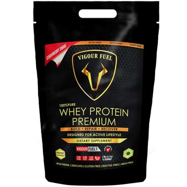 Vigour Fuel 100% Whey Protein Premium,  5 lb  Strawberry Shake 