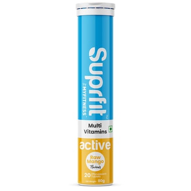 Suprfit Multi Vitamins Active, 20 tablet(s) Raw Mango