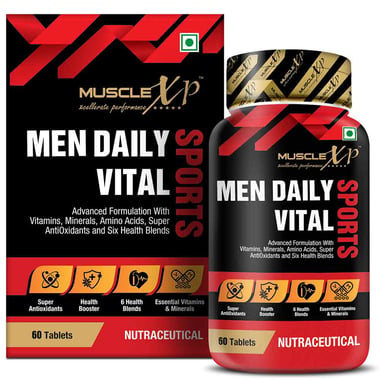 MuscleXP Men Daily Sports MultiVitamin, 60 tablet(s) Unflavoured