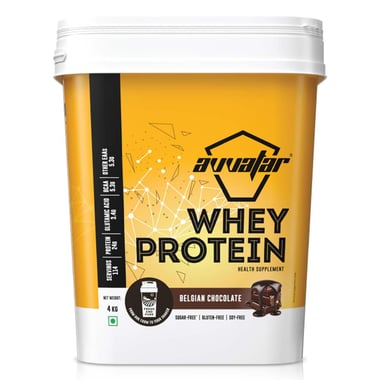 Avvatar Whey Protein, 8.8 lb Belgian Chocolate