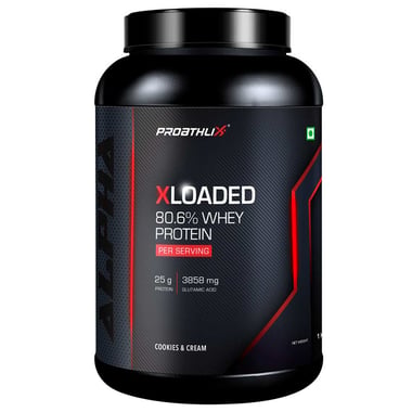 Proathlix Xloaded Whey Protein, 2.2 lb Cookies & Cream