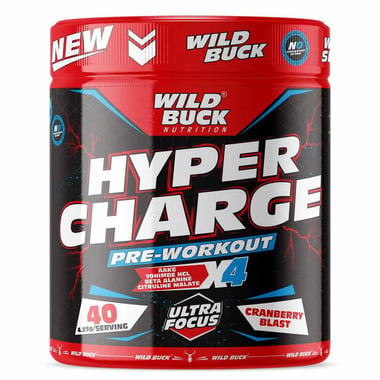 Wild Buck Hyper Charge, 0.37 lb Cranberry Blast
