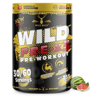 Wild Buck Wild Pre-x3,  0.56 lb  Watermelon 