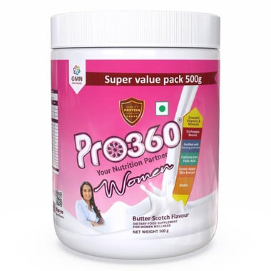 PRO360 Women Nutritional Beverage Mix, Butter Scotch 1.1 lb