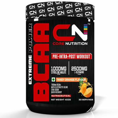 Core Nutrition Extreme Power BCAA,  0.88 lb  30 Servings  Tangy Orange 