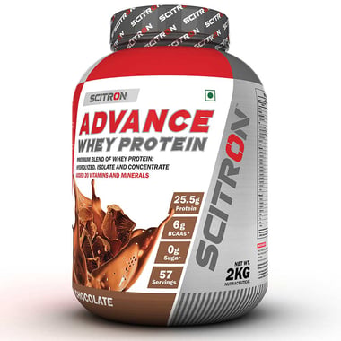 Scitron Advance Whey Protein, 4.4 lb Milk Chocolate
