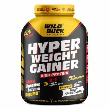 Wild Buck Hyper Weight Gainer, 6.6 lb Malt Chocolate