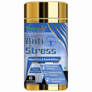 Vitaminnica Anti Stress,  Unflavoured  60 veggie capsule(s) 
