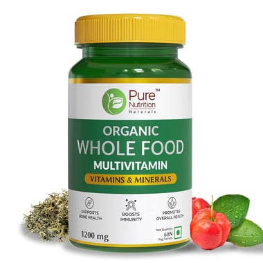 Pure Nutrition Organic Whole Food Multivitamin, 60 tablet(s) Unflavoured