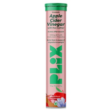 Plix Life Probiotic Apple Cider Vinegar, 15 tablet(s) Apple Burst