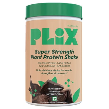Plix Sport 100% Plant Protein Strength (Post Workout),  2.2 lb  Raw Chocolate 