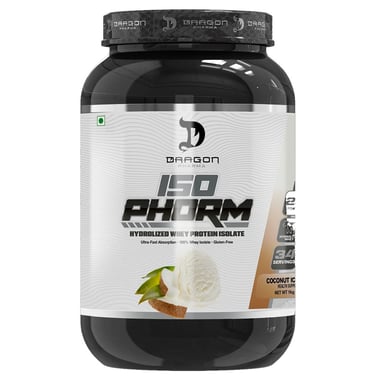 Dragon Pharma IsoPhorm Whey Protein Isolate, 2.2 lb Coconut Ice Cream