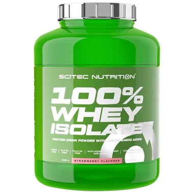 Scitec Nutrition 100% Whey Isolate, 4.4 lb Strawberry