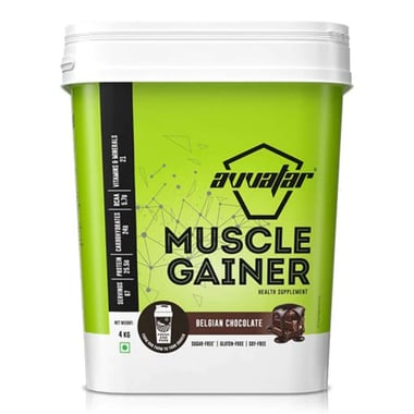 Avvatar Muscle Gainer, 8.8 lb Belgian Chocolate