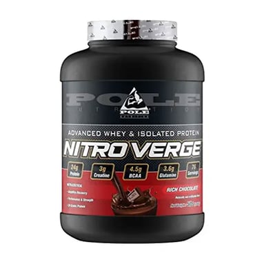 Pole Nutrition Nitro Verge Whey Protein,  5 lb  Rich Chocolate 
