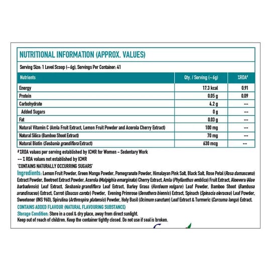 1 - HK Vitals Plant Based Collagen Builder by Healthkart,  0.250 kg  Lemon Anar Fusion 