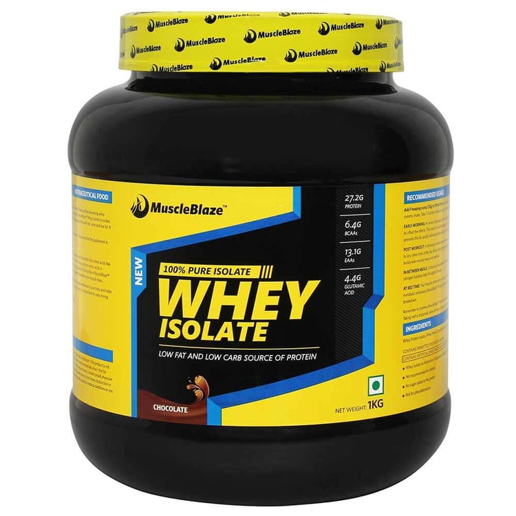 MuscleBlaze Whey Isolate,  2.2 lb  Chocolate 