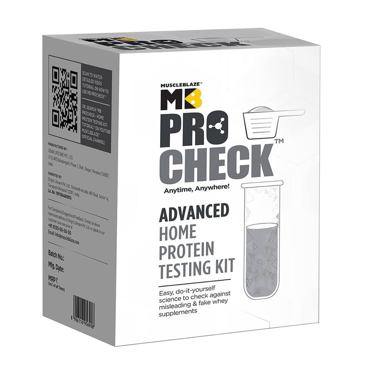 1 - MuscleBlaze ProCheck - Advanced Home Protein Testing Kit,  1 Piece(s)/Pack 