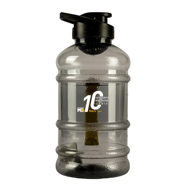 MuscleBlaze 10 Years Gallon Bottle,  Black Transparent  1.5 L 