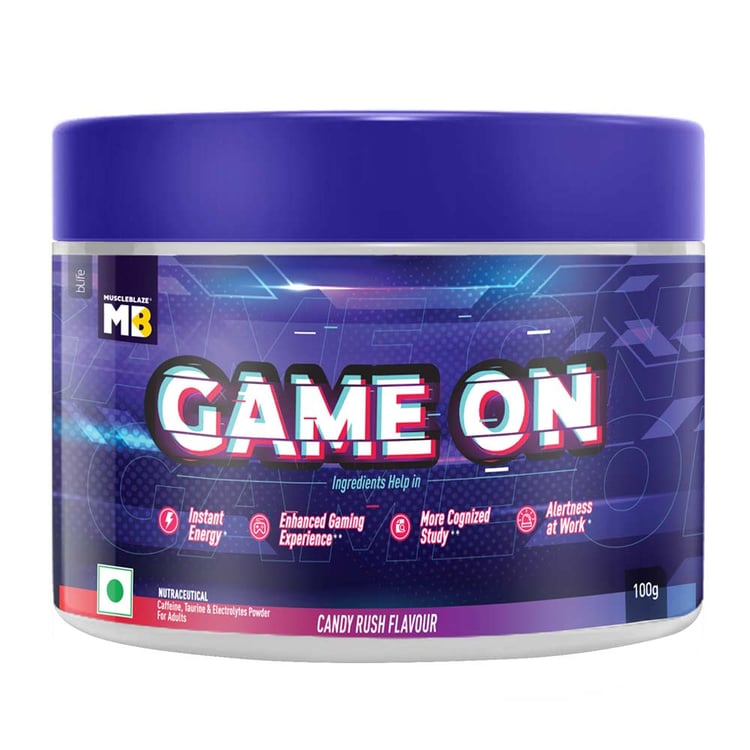 MuscleBlaze Game On, 0.22 lb Candy Rush